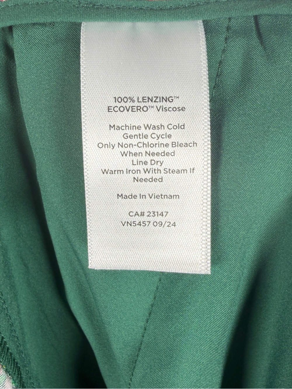 NWT Talbots Floral Wide Leg Pull-On Pants Medium Lenzing Ecovero Viscose - Picture 5 of 9